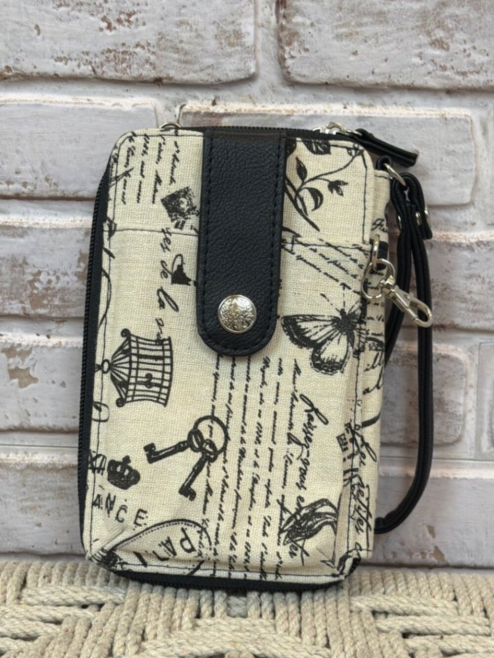 Wallet – Black/Canvas